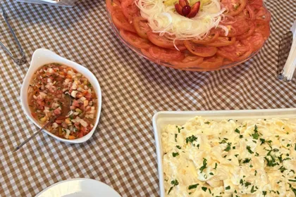 Acompanhamentos da Festa Churrasco no Buffet Infantil Era Uma Vez