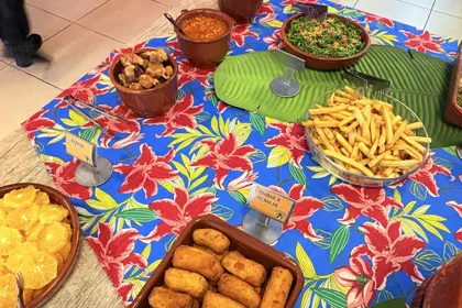 Acompanhamentos da Festa Feijoada no Buffet Infantil Era Uma Vez