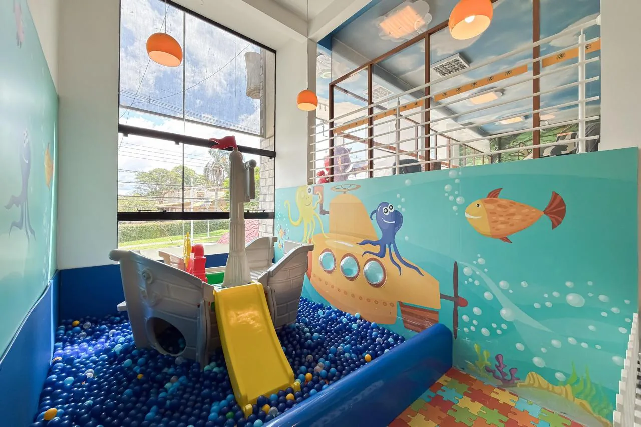 Espaço lúdico no Buffet Infantil Era Uma Vez