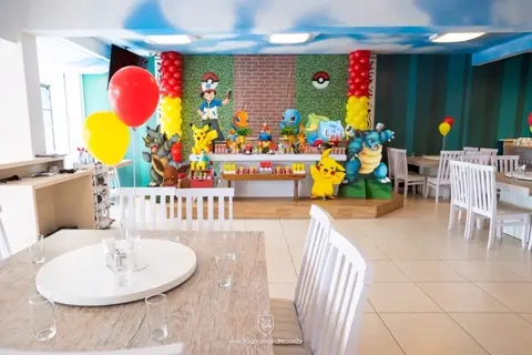 Decoração temática no Buffet Infantil Era Uma Vez