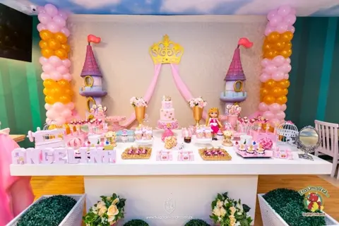 Decoração temática no Buffet Infantil Era Uma Vez