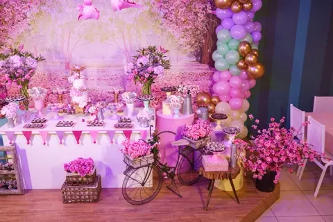 Decoração temática no Buffet Infantil Era Uma Vez