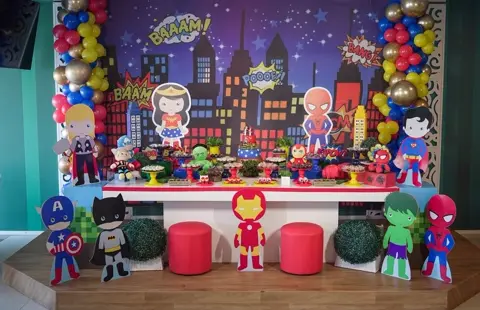 Decoração temática no Buffet Infantil Era Uma Vez