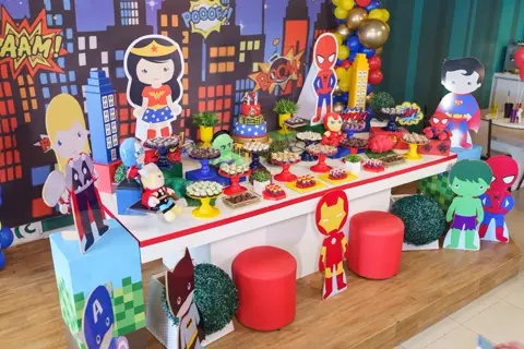 Decoração temática no Buffet Infantil Era Uma Vez
