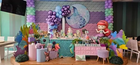 Decoração temática no Buffet Infantil Era Uma Vez