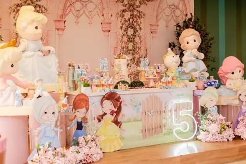 Decoração temática no Buffet Infantil Era Uma Vez
