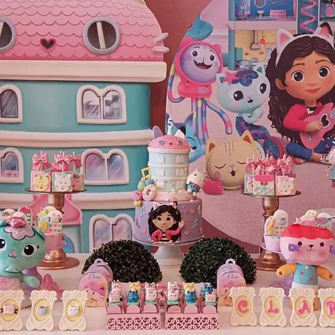 Decoração temática no Buffet Infantil Era Uma Vez