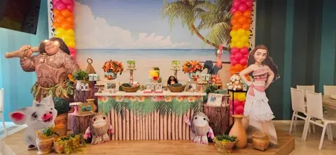 Decoração temática no Buffet Infantil Era Uma Vez